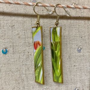 ♻️ Recycled Paper Earrings